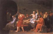 Jacques-Louis  David The Death of Socrates oil painting on canvas